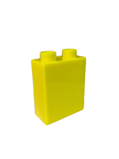 Lego Duplo kostka signální žlutá 1x2x2 NOVÁ